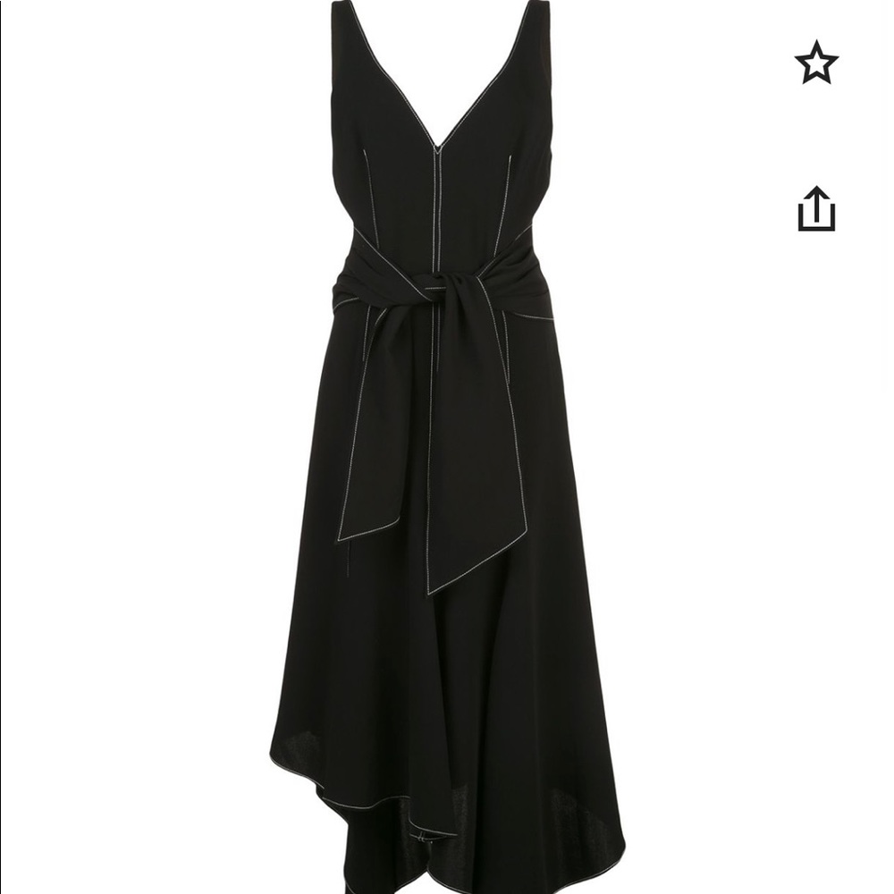 cinq a sept Stasia Tie-Front Sleeveless Dress